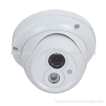 Color IR Day/Night Camera, CCTV Metal Array IR Outdoor Dome Camera, CMOS, 1,000TVL Resolution